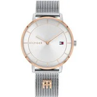 Tommy Hilfiger Quarzuhr TEA 1782288, Armbanduhr, Damenuhr, Edelstahlarmband