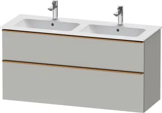 Duravit D-Neo Waschtischunterbau wandhängend Betongrau Matt 1280x462x625 mm - DE4365004070000 DE4365004070000