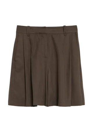 comma - Weit geschnittene Bermudahose braun - Gr. - 36