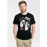 LOGOSHIRT T-Shirt Spion und Spion - Spy vs Spy mit tollem Frontprint