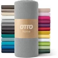 OTTO home Spannbettlaken PAPRIKA, Microfaser-Jersey, Gummizug: rundum, (1 Stück), Bettlaken Laken in zwei Qualitäten: Fleece & Jersey, schnelltrocknend