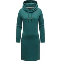 Ragwear Sweatkleid Sabreen Langärmliges Baumwoll Kleid mit Kapuze
