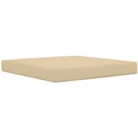 vidaXL Sitzauflage Sofakissen für draußen Polyester Beige 80 x 80 cm, (1 St)