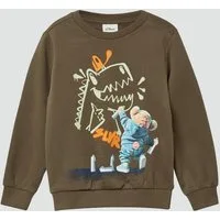 s.Oliver Sweatshirt Sweatshirt Kuscheliges Sweatshirt mit Fotoprint