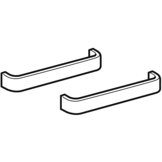 Geberit Griffe (2 Stück)/ Comprimo Eck-WTU's, 595573000, 595573000