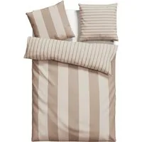 OTTO home Bettwäsche Sari in verschiedenen Qualitäten, Flanell, 2 teilig, ab Gr. 135x200 cm, Wendedesign, moderne Bettwäsche mit Streifen