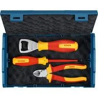 PRO Handwerkzeug-Set in L-BOXX Mini, 3-teilig blau