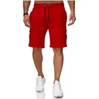 Reslad Sweatshorts Reslad Kurze Hose Herren Cargo Bermuda Shorts Jogginghose Sport-Hose (1-tlg) Sweatshorts Jogginghose mit Cargo-Taschen