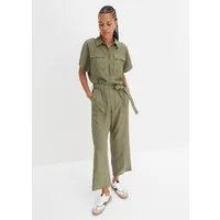 bonprix Jumpsuit aus Lyocell, mit Hemdblusenkragen