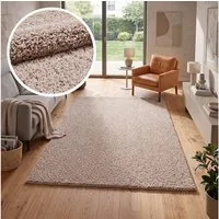 OTTO home Hochflor-Teppich Viva Shaggy, in Standard- und Premium-Qualität, 30 mm oder 45 mm Höhe, rechteckig, Uni Farben, einfarbig, weich, kuschelig, Läufer, Kundenliebling