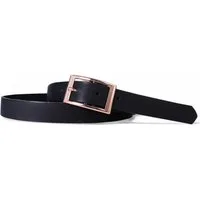 FRONHOFER Ledergürtel Damen Rindsleder schmal (1-St) 2,5 cm, Roségold-Schnalle