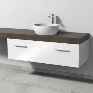 Sanipa Waschtischunterbau mit Auszug 2morrow (G2326) 340x1200x520 Weiß-Glanz, G232678 G232678