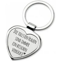 Lieblingsmensch Schlüsselanhänger Die tollsten Frauen… ein tolles Geschenk und Glücksbringer (Schlüsselanhänger mit Gravur, inklusive Schlüsselring), Robuste und filigrane Lasergravur