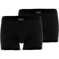 GÖTZBURG Boxershorts X-lastic (2er-Pack) basic, elastischer Bund, eng, weich, elastisch, Baumwollmix