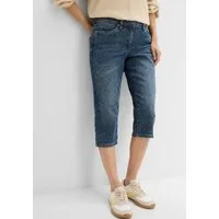 bonprix Caprijeans (1-tlg) figurformende Passform, Regular Fit, mit Komfort-Stretch
