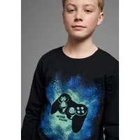 KIDSWORLD Langarmshirt GAMER Gamer-Shirt Langarm, Basic-Passform, mit trendigem Aufdruck