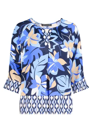 Betty Barclay - Schlupfbluse Dunkelblau/Blau - Gr. - 42