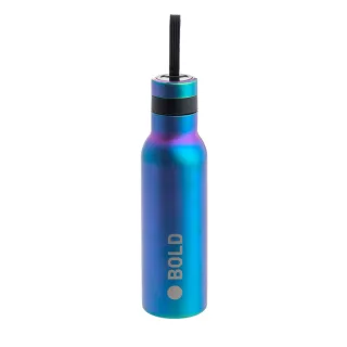 Lässig Trinkflasche Doppelwandig 500ml - Bold, Blau Violett