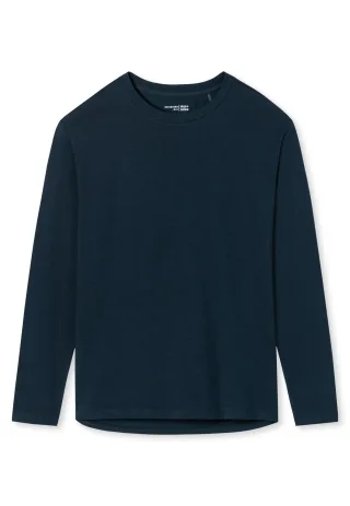 SCHIESSER - Langarmshirt dunkelblau - Gr. - 44