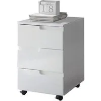 BEGA OFFICE Rollcontainer Spice, mit Griffmulden, 3 Schubladen & 2 feststellbaren Rollen, 40x60 cm