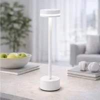 ZMH Tischleuchte Tischleuchte Gold/Schwarz/Weiß USB LED Akku Touchdimmer, Touch-Steuerung, LED fest integriert, Warmweiß-Neutralweiß-Kaltweiß, Mehrere Helligkeitsstufen