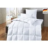 OTTO home Daunenbettdecke Köniz, Bettdecke 135x200 cm, 155x220 cm und weitere Größen, Füllung: 60% Daunen, 40% Federn, Bezug: 100% Baumwolle, Bettdecken, Sommer, Winter, Decke ist Made in Green zertifiziert