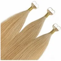 hair2heart Echthaar-Extension Premium Mini Tape Extensions #9/31 Lichtblond Gold-Asch 40cm