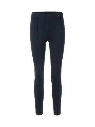 Marc Cain Essentials - Hose aus Stretchjersey midnight blue - Gr. - 34