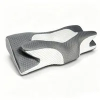 Esun Kopfkissen Nackenkissen Ergonomisches Memory Foam Orthopädisches Kissen, Füllung: 100% Memory Foam, Ruckenschlafer, Bauchschlafer, Seitenschlafer, Set, Nackenkissen für Seitenschläfer Rücken & Bauchschläfer 65x40x11/14cm, für Seiten Rücken & Bau