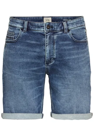camel active - fleXXXactive® Jeansshorts im Regular Fit indigo