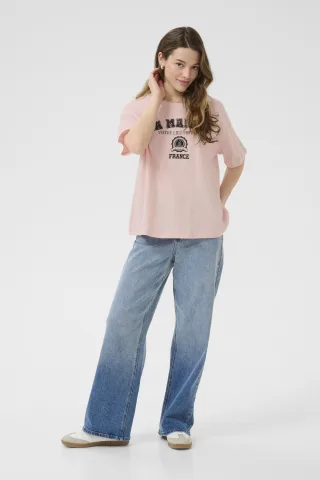 T-shirt KAwasha Loose fit pink