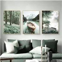 Martin Kench Mehrteilige Bilder 3-teiliges Premium Poster Set Naturlandschaft Leinwanddruck 50x70cm