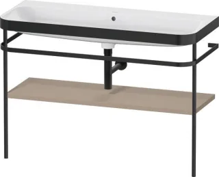 Duravit Happy D.2 Plus c-bonded Set mit Metallkonsole Leinen Matt 1175x490x850 mm - HP4739N75750000 HP4739N75750000