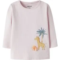 Name It Langarmshirt NBFHIA LS TOP BOX Baumwollmischung, regular fit