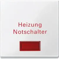 Wippe für Heizungsnot-Schalter Kontrollfenster weiß, Retail