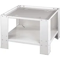 Xavax Unterbausockel Sockel Untergestell 60 x 60 x 40cm Waschmaschine Trockner, Hausgerätesockel verstellbar