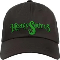 Metal Kids Baseball Cap mit Heavysaurus (Logo) Aufdruck für Kinder (2-14 J) Druckknopf zum einfachen lösen und einstellen