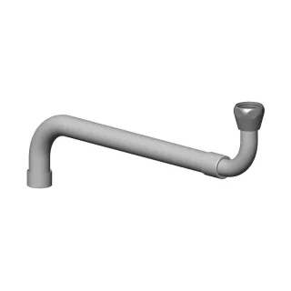 Dornbracht Auslauf für Spültisch Wand Ersatzteile 04282507535 300-480 mm Platin gebürstet 04282507535-06