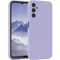EAZY CASE Handyhülle für Samsung Galaxy A14 5G Hülle Silikon 6,6 Zoll, Silikonhülle stoßfest Smart Slimcover Case Dünn Blau Lila