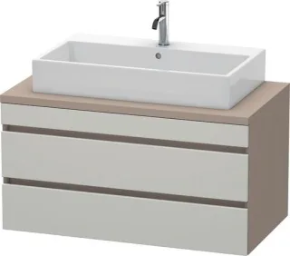 Duravit DuraStyle Konsolenwaschtischunterbau wandhängend Betongrau & Basalt Matt 1000x548x512 mm - D DS531900743