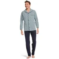 Pastunette Schlafanzug Herren Pyjama geknöpft (2 tlg) Baumwolle