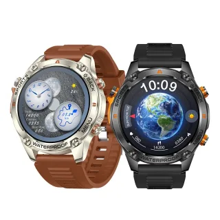 Senbono G100 1.46-inch AMOLED Display Built-in 128MB+128MB GPS 5ATM Waterproof bluetooth Call Heart Rate Blood Oxygen Mo