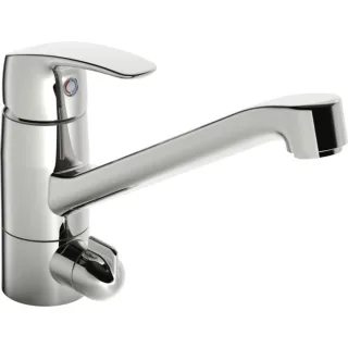 Hansa Hansapinto Küchenarmatur 45202293 mit mechanischen Geräteabsperrventil, schwenkbar, Ausladung 213 mm, chrom