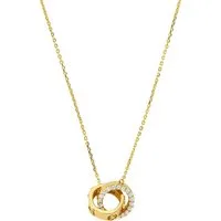 MICHAEL KORS Collier Michael Kors Damen-Kette 925er Silber Zirkonia