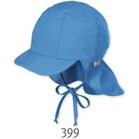 Sterntaler® Erstlingsmütze Sterntaler Schirmmütze mit Nackenschutz pure color
