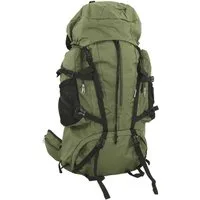 vidaXL Rucksack Wanderrucksack Armeegrün 60 L Oxford-Gewebe (1-tlg)