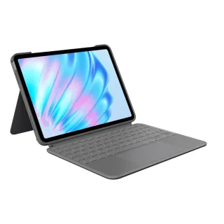 Logitech Combo Touch [für Apple iPad Air 11'' M2 2024] grau