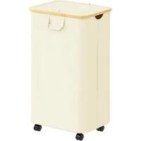 SpaceAid Wäschekorb mit Deckel (100L)