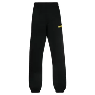 Off-White Crystal Wiz Slim-Jogginghose in Schwarz mit Bundchen