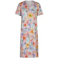 HUTSCHREUTHER Nachthemd Damen Schlafshirt mit kurzem Arm (1-tlg) Modisches Design